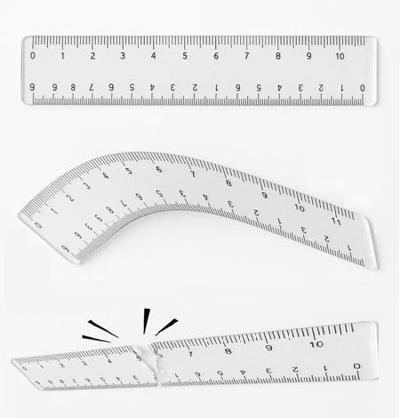 Ruler braking example